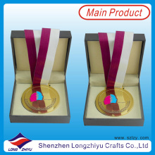 Medalla de Medalla Caja de regalo de Medalla de Madera Medalla de Medalla Caja de Regalo Medalla de Medalla de Deportes y la insignia de moneda (lzy-201300058 (10))
